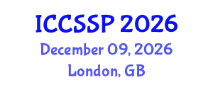 International Conference on Circuits, Systems, and Signal Processing (ICCSSP) December 09, 2026 - London, United Kingdom