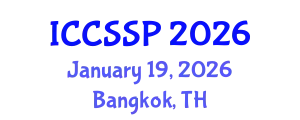 International Conference on Circuits, Systems, and Signal Processing (ICCSSP) January 19, 2026 - Bangkok, Thailand