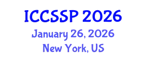 International Conference on Circuits, Systems, and Signal Processing (ICCSSP) January 26, 2026 - New York, United States