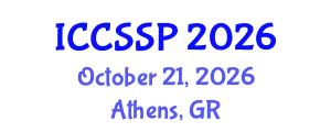 International Conference on Circuits, Systems, and Signal Processing (ICCSSP) October 21, 2026 - Athens, Greece