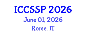 International Conference on Circuits, Systems, and Signal Processing (ICCSSP) June 01, 2026 - Rome, Italy