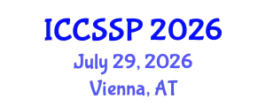 International Conference on Circuits, Systems, and Signal Processing (ICCSSP) July 29, 2026 - Vienna, Austria