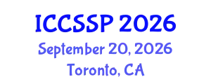 International Conference on Circuits, Systems, and Signal Processing (ICCSSP) September 20, 2026 - Toronto, Canada