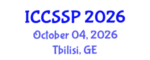 International Conference on Circuits, Systems, and Signal Processing (ICCSSP) October 04, 2026 - Tbilisi, Georgia