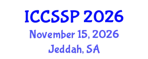 International Conference on Circuits, Systems, and Signal Processing (ICCSSP) November 15, 2026 - Jeddah, Saudi Arabia