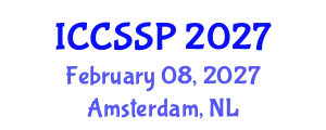 International Conference on Circuits, Systems, and Signal Processing (ICCSSP) February 08, 2027 - Amsterdam, Netherlands