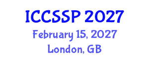 International Conference on Circuits, Systems, and Signal Processing (ICCSSP) February 15, 2027 - London, United Kingdom