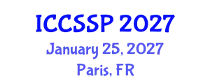 International Conference on Circuits, Systems, and Signal Processing (ICCSSP) January 25, 2027 - Paris, France