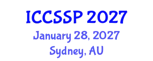 International Conference on Circuits, Systems, and Signal Processing (ICCSSP) January 28, 2027 - Sydney, Australia