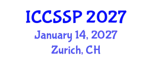 International Conference on Circuits, Systems, and Signal Processing (ICCSSP) January 14, 2027 - Zurich, Switzerland