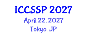 International Conference on Circuits, Systems, and Signal Processing (ICCSSP) April 22, 2027 - Tokyo, Japan