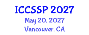 International Conference on Circuits, Systems, and Signal Processing (ICCSSP) May 20, 2027 - Vancouver, Canada