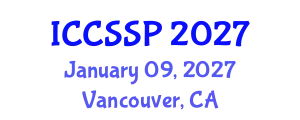 International Conference on Circuits, Systems, and Signal Processing (ICCSSP) January 09, 2027 - Vancouver, Canada