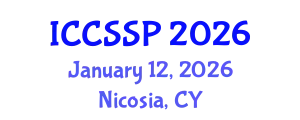 International Conference on Circuits, Systems, and Signal Processing (ICCSSP) January 12, 2026 - Nicosia, Cyprus
