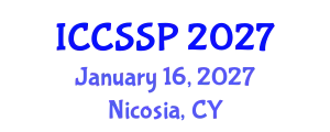 International Conference on Circuits, Systems, and Signal Processing (ICCSSP) January 16, 2027 - Nicosia, Cyprus
