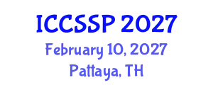 International Conference on Circuits, Systems, and Signal Processing (ICCSSP) February 10, 2027 - Pattaya, Thailand