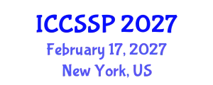International Conference on Circuits, Systems, and Signal Processing (ICCSSP) February 17, 2027 - New York, United States