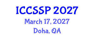 International Conference on Circuits, Systems, and Signal Processing (ICCSSP) March 17, 2027 - Doha, Qatar
