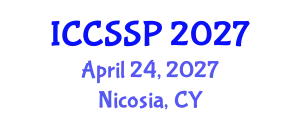 International Conference on Circuits, Systems, and Signal Processing (ICCSSP) April 24, 2027 - Nicosia, Cyprus