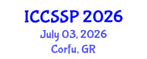 International Conference on Circuits, Systems, and Signal Processing (ICCSSP) July 03, 2026 - Corfu, Greece