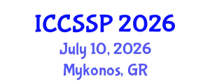 International Conference on Circuits, Systems, and Signal Processing (ICCSSP) July 10, 2026 - Mykonos, Greece