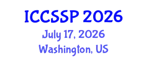 International Conference on Circuits, Systems, and Signal Processing (ICCSSP) July 17, 2026 - Washington, United States