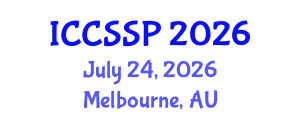 International Conference on Circuits, Systems, and Signal Processing (ICCSSP) July 24, 2026 - Melbourne, Australia