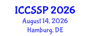 International Conference on Circuits, Systems, and Signal Processing (ICCSSP) August 14, 2026 - Hamburg, Germany