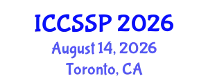 International Conference on Circuits, Systems, and Signal Processing (ICCSSP) August 14, 2026 - Toronto, Canada