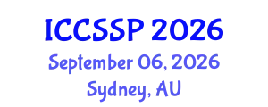 International Conference on Circuits, Systems, and Signal Processing (ICCSSP) September 06, 2026 - Sydney, Australia