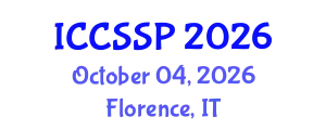 International Conference on Circuits, Systems, and Signal Processing (ICCSSP) October 04, 2026 - Florence, Italy