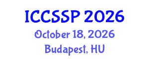 International Conference on Circuits, Systems, and Signal Processing (ICCSSP) October 18, 2026 - Budapest, Hungary