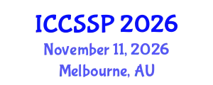 International Conference on Circuits, Systems, and Signal Processing (ICCSSP) November 11, 2026 - Melbourne, Australia