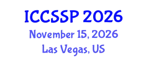 International Conference on Circuits, Systems, and Signal Processing (ICCSSP) November 15, 2026 - Las Vegas, United States