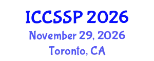 International Conference on Circuits, Systems, and Signal Processing (ICCSSP) November 29, 2026 - Toronto, Canada