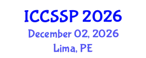International Conference on Circuits, Systems, and Signal Processing (ICCSSP) December 02, 2026 - Lima, Peru