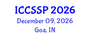 International Conference on Circuits, Systems, and Signal Processing (ICCSSP) December 09, 2026 - Goa, India
