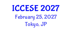 International Conference on Civil and Earth Science Engineering (ICCESE) February 25, 2027 - Tokyo, Japan