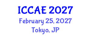 International Conference on Control and Automation Engineering (ICCAE) February 25, 2027 - Tokyo, Japan