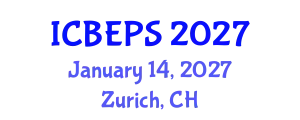International Conference on Behavioral, Educational and Psychological Sciences (ICBEPS) January 14, 2027 - Zurich, Switzerland