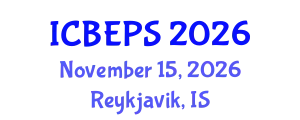International Conference on Behavioral, Educational and Psychological Sciences (ICBEPS) November 15, 2026 - Reykjavik, Iceland