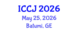 International Conference on Criminal Justice (ICCJ) May 25, 2026 - Batumi, Georgia