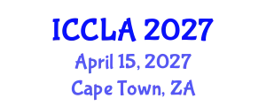 International Conference on Criminal Law Administration (ICCLA) April 15, 2027 - Cape Town, South Africa