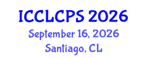 International Conference on Criminal Law, Criminology and Police Science (ICCLCPS) September 16, 2026 - Santiago, Chile