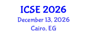 International Conference on Sports Engineering (ICSE) December 13, 2026 - Cairo, Egypt