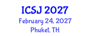 International Conference on Social Justice (ICSJ) February 24, 2027 - Phuket, Thailand