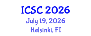 International Conference on Sociology and Criminology (ICSC) July 19, 2026 - Helsinki, Finland