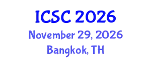 International Conference on Sociology and Criminology (ICSC) November 29, 2026 - Bangkok, Thailand
