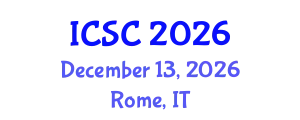 International Conference on Sociology and Criminology (ICSC) December 13, 2026 - Rome, Italy