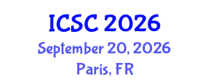 International Conference on Sociology and Criminology (ICSC) September 20, 2026 - Paris, France